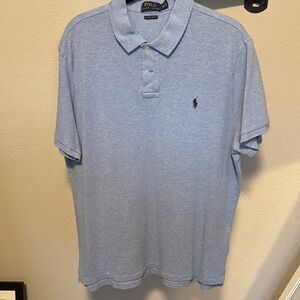 Polo by Ralph Lauren Men's Blue Polo Shirt